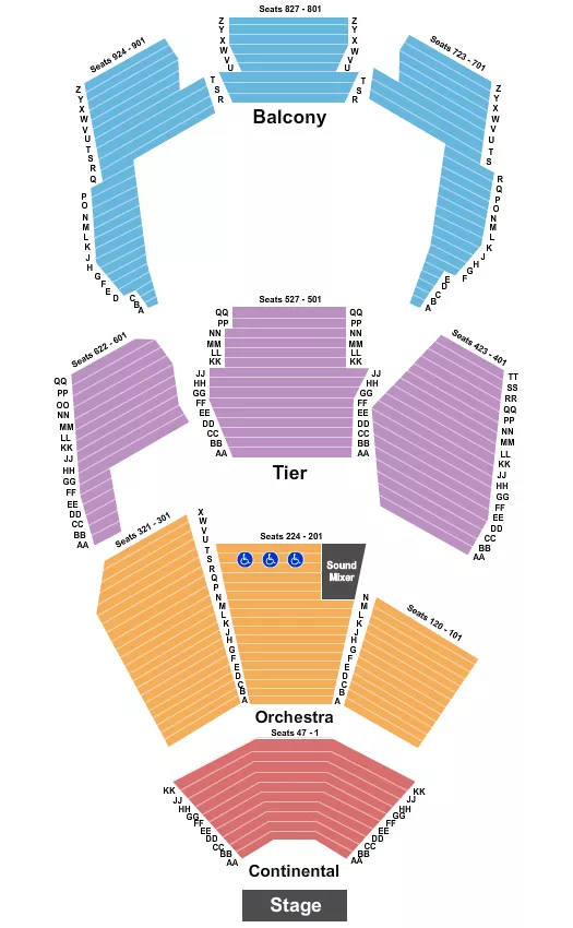 leader bank pavilion seating chart