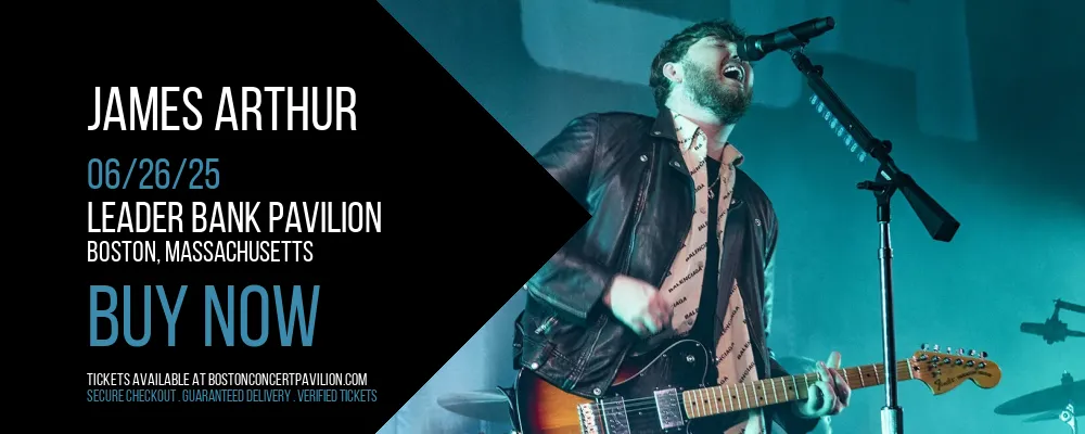 James Arthur at Leader Bank Pavilion