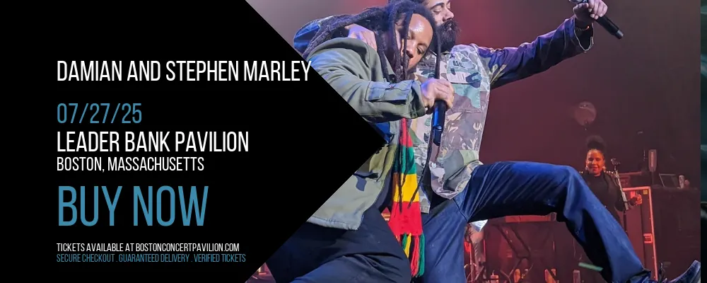 Damian and Stephen Marley at Leader Bank Pavilion